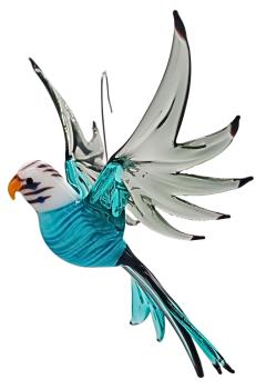 Hängevogel, Wellensittich (türkis-grau)